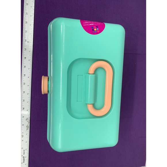 Caboodles Pastel Models 5626 mold 4508 Made in the USA, Retro Travel Make-up Cas - Picture 8 of 14